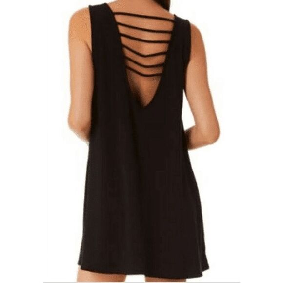 California Waves NWT size Small black dress/ sundress/ swim coverup - Picture 4 of 11